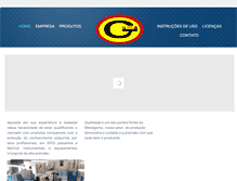 Tablet Screenshot of metalgema.com.br
